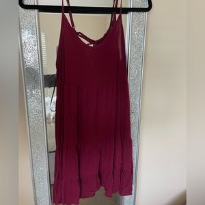 Burgundy dress from Forever 21